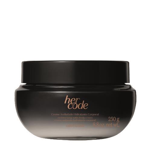 Creme Aveludado Hidratante Corporal Her Code 250g - O Boticário