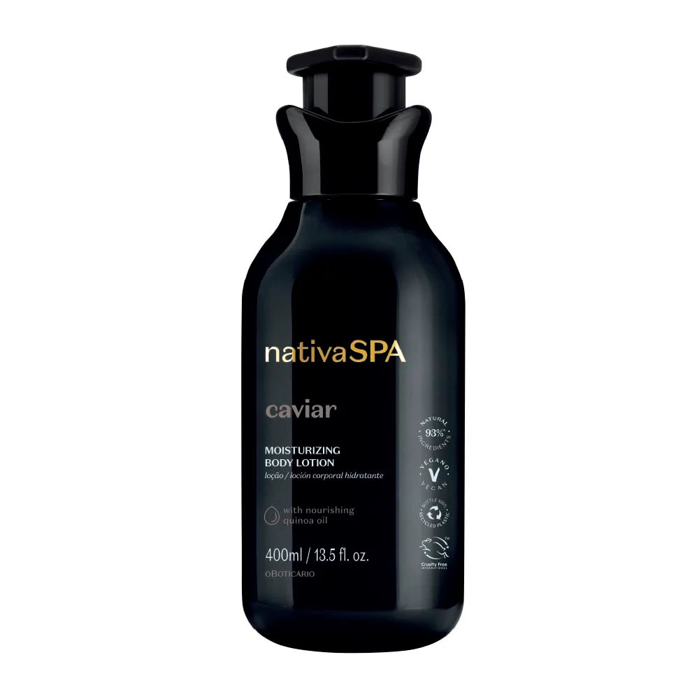 Loção Hidratante Nativa Spa Caviar, 400ml - O Boticário