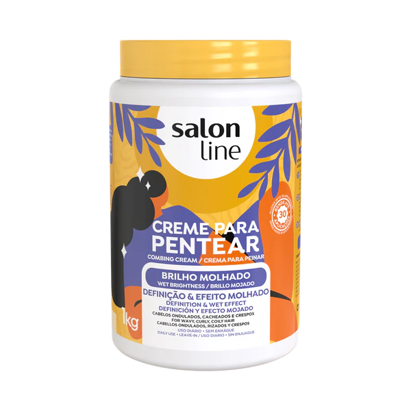 Creme de Pentear Brilho Molhado 1kg - Salon Line