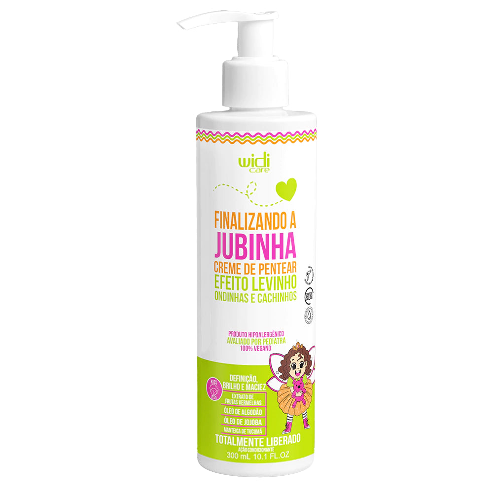 Creme de Pentear Finalizando a Jubinha Efeito Levinho Ondinhas e Cachinhos 300ml - Widi Care