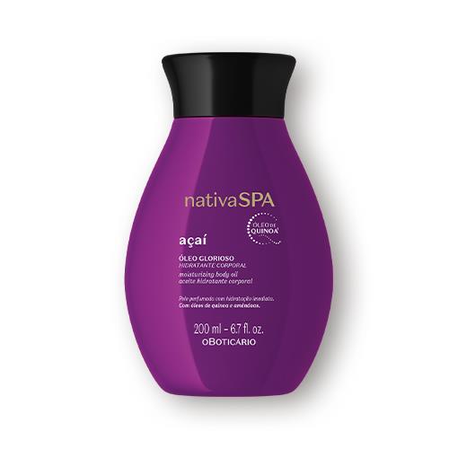 Nativa SPA Óleo Hidratante Corporal Açaí 200ml - O Boticário