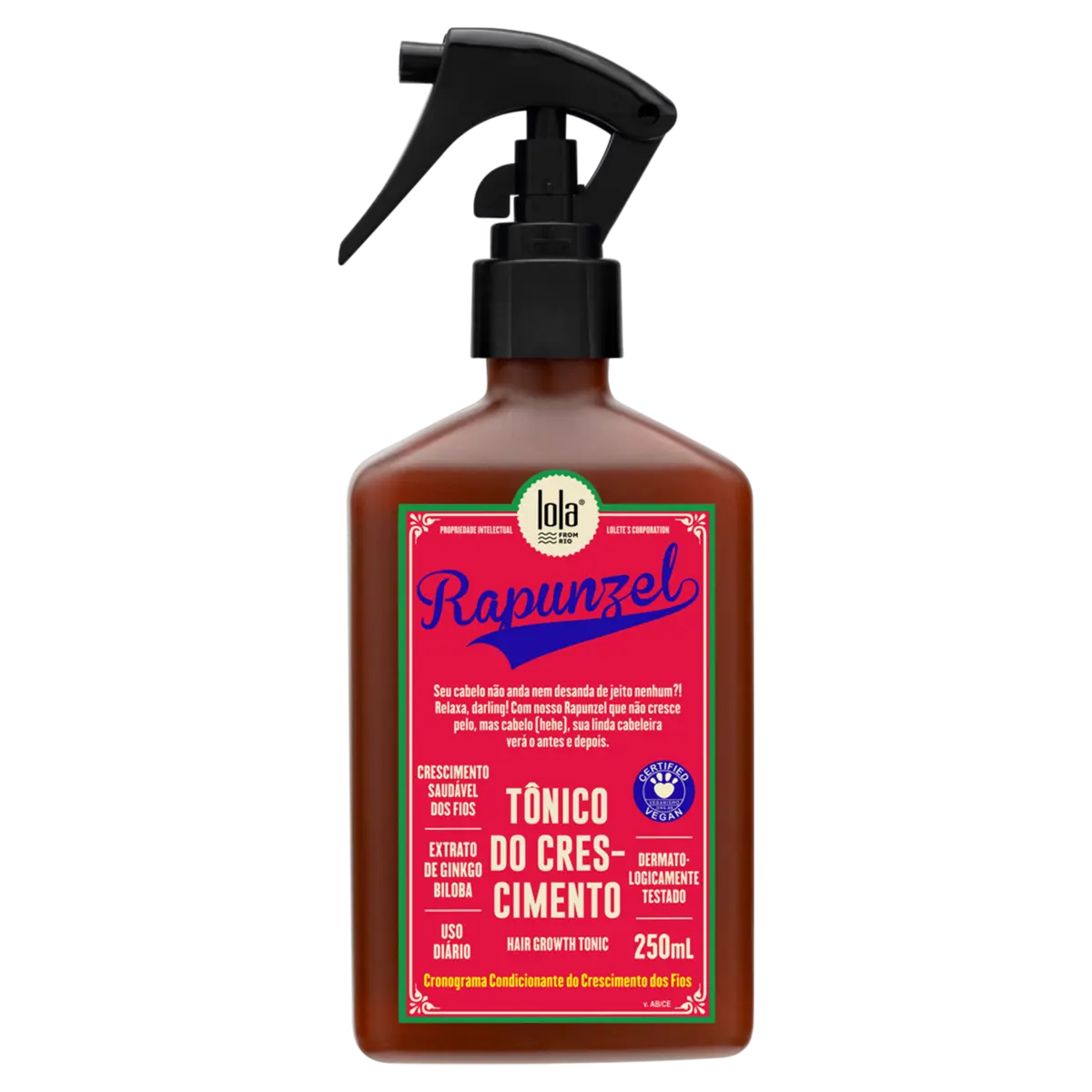 Rapunzel Tônico Do Crescimento 250ml - Lola