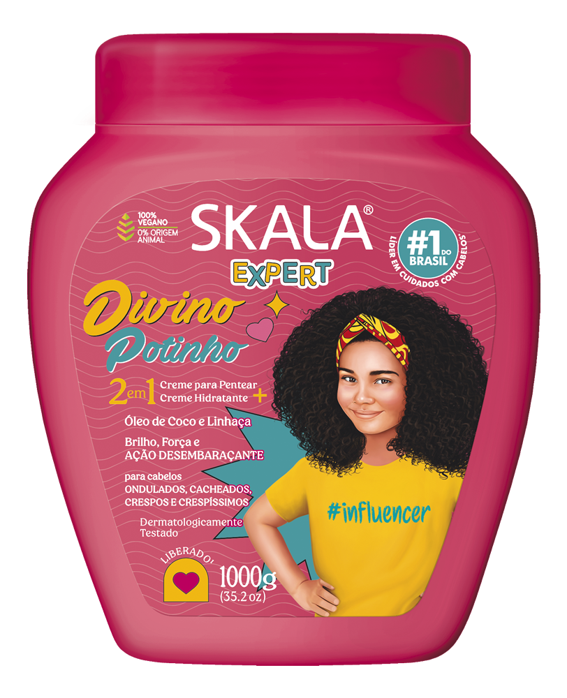 Creme de Pentear Divino Potinho Kids 1000g - Skala