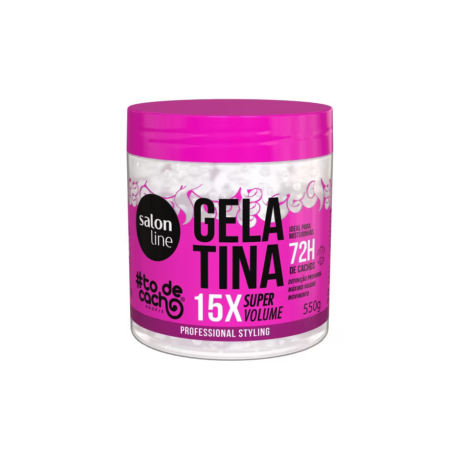 Gelatina #todecacho Super Volume 550g - Salon Line