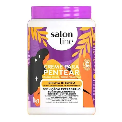 Creme de Pentear Brilho Intenso 1kg - Salon Line