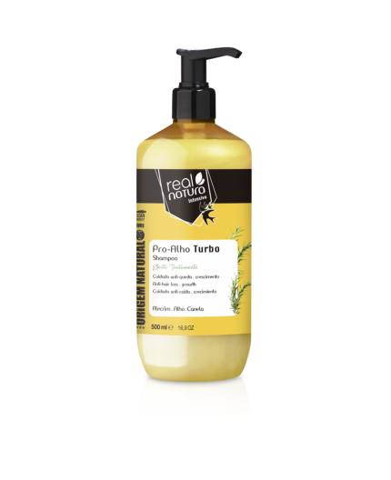 Shampoo Sem Sal Pro Alho Turbo 500ml - Real Natura