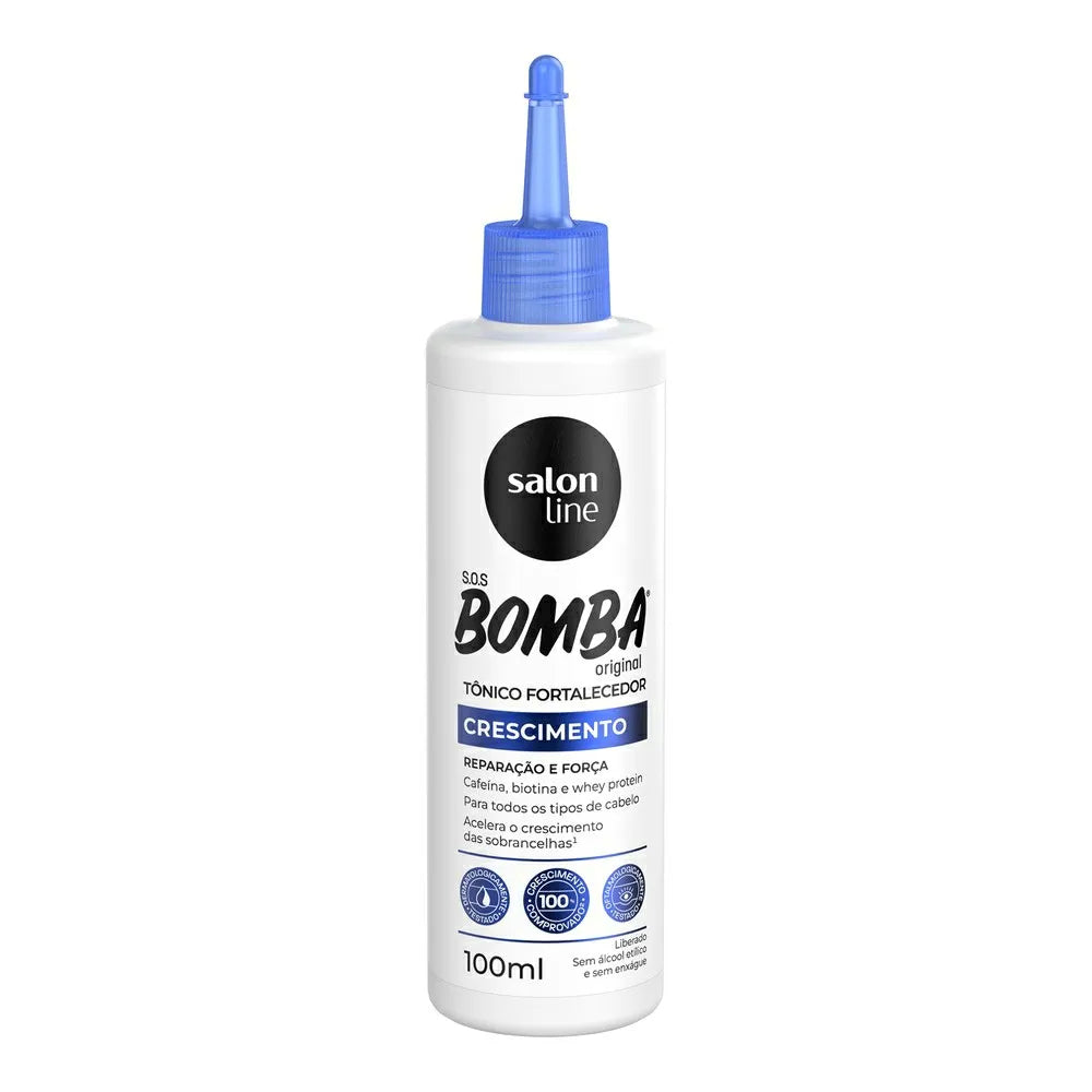 Tônico Fortalecedor Sos Bomba Crescimento Acelerado 100ml - Salon Line