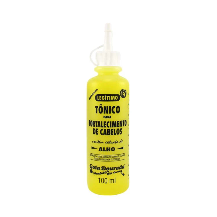 Tônico fortalecimento extraordinário com alho 100ML - Gota Dourada